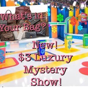 Contestant 1, Mystery luxury bag bundle “What’s in your Bag”?
